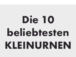 Die 10 beliebtesten Kleinurnen