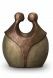 Keramikurne 'immer Zusammen' Bronze