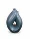 Kerzenhalter-Urne „Flame of Memory“ - silberblau
