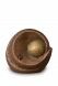 Tierurne aus Keramik 'Tennisball mit Pfotenabdruck'