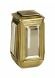 Bronze Grablaterne klein gold