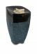 Handgefertigte Urne 'Electric blue'