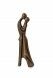 Kunsturne aus Keramik 'Love and Faith' | Bronze & Silbergrau Farbe