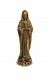 Gedenkstatue Maria mit gefalteten Händen aus Bronze