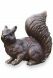 Grabskulptur aus Bronze 'Eichhörnchen'