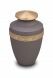 Messingurne grau mit goldenen Details