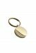 Asche-Schlüsselanhänger aus Edelstahl 'Kreis' vergoldet