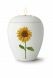 Keramik Kleinurne mit Gedenklicht 'Sonnenblume'