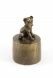 Urne bronziert 'Yorkshire Terrier'