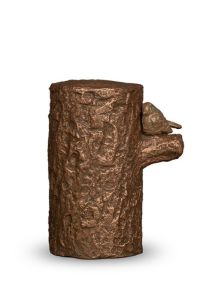 Kleine Skulpturenurne „Lebensbaum“ aus Keramik