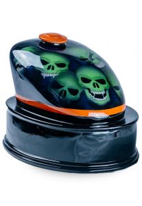 Motorradtank-Urne "Halloween"