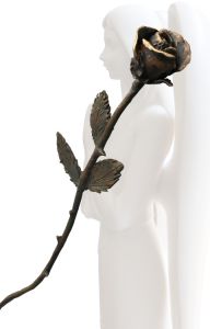 Bronzekleinurne 'Rose'