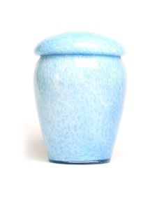 Glasurne rot mit Muster