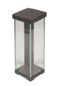 Grablaterne aus Aluminium dunkel