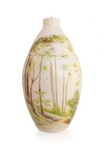 Handbemalte Kleinurne 'Waldlandschaft'