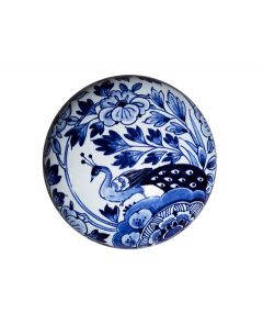 Mini-Urne aus Keramik Delfter Blau 'Bird in Paradise'