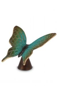 Bronze Kleinurne 'Schmetterling' grün