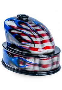 Motorradtank-Urne "America"