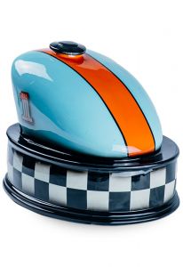 Motorradtank-Urne "Blue and Orange"