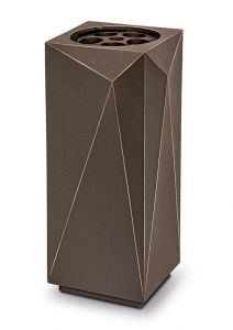 Moderne Grabvase aus Bronze in versch. Farben