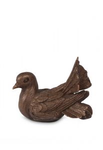 Bronze Kleinurne 'Vogel'