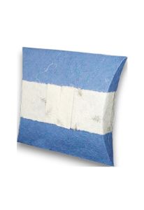 Kleine See-Urne zur Ascheverstreuung auf dem Wasser - blau