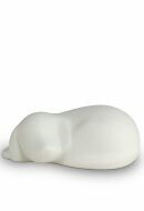 Tierurne 'Hund auf Kissen'